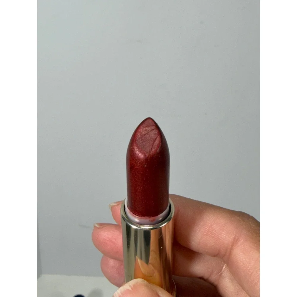 Estee Lauder All-Day Lipstick Raspberry Roast Shimmer Berry Navy Gold Case